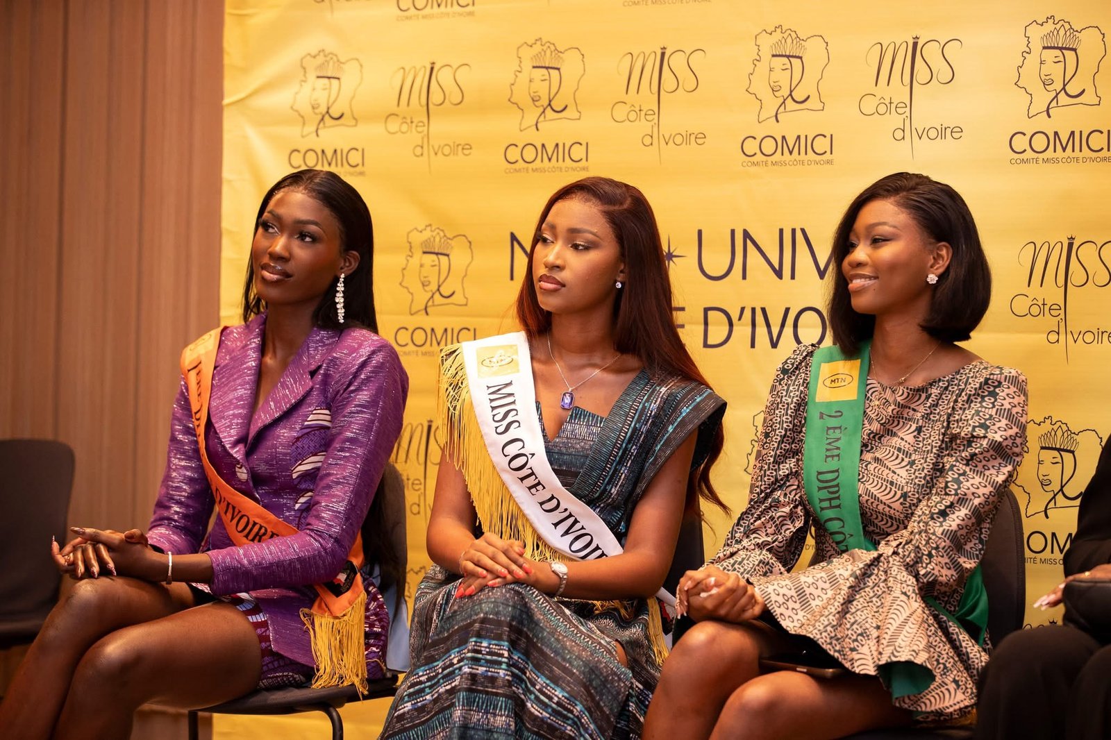 Le trio Miss Côte d’Ivoire 2024